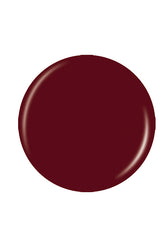 Cranberry red circle sample color drop lay in white color background